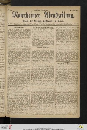 No. 103 - No. 128 (1. Mai - 31. Mai)