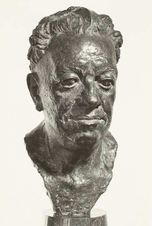 Porträtbüste Diego Rivera (1886-1957, mexikanischer Maler, Graphiker, Bildhauer, Architekt und Schriftsteller)