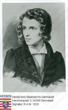 Hallwachs, Wilhelm Friedrich Florentin (1810-1891) / Porträt, Brustbild