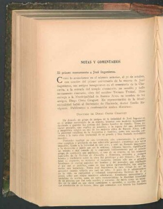 Notas y comentarios