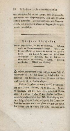 Fünfter Abschnitt. Ende der Feyerlichkeiten. - ...