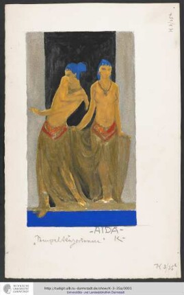 Figurine: Tempeltänzerinnen