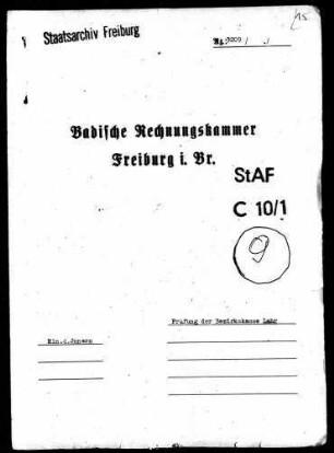 Bezirkskasse Lahr