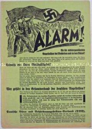 Beitrittsaufruf des Deutschen Büro- und Behördenangestelltenverbandes