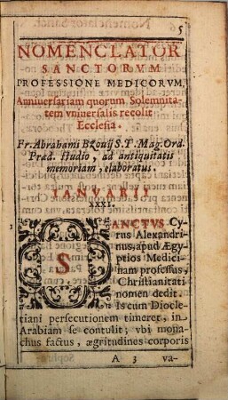 Nomenclator Sanctorum professione medicorum