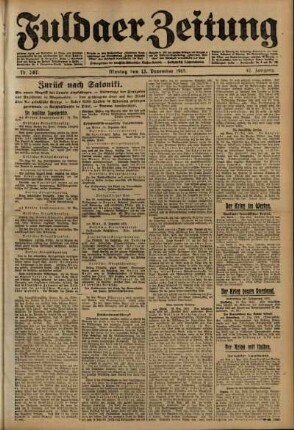 Ausgabe vom Montag, den 13. Dezember 1915.