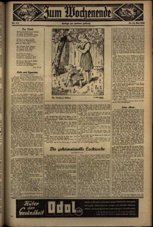 Zweite Ausgabe vom Samstag, den 23. Mai 1936.