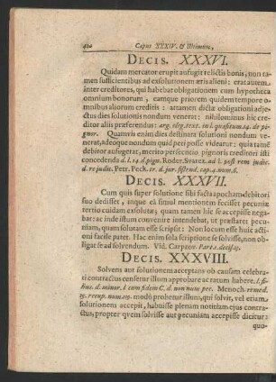 Decis. XXXVIII.