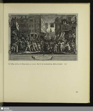Der fleißige Lehrling wird Bürgermeister von London. Blatt XII der Kupferstichfolge „Fleiß und Faulheit“, 1747