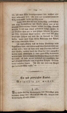 Ein und zwanzigstes Kapitel. Weinessig zu machen.