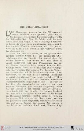 Die Wilstermarsch