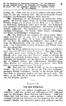 Kapitel II. Von den Stilarten