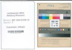 Entnazifizierung Wilhelm Huenerbein , geb. 14.11.1902 (Prokurist)