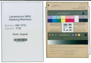 Entnazifizierung August Koch , geb. 18.10.1893 (Klempner)