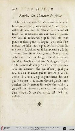 Ecuries des Chevaux de selles