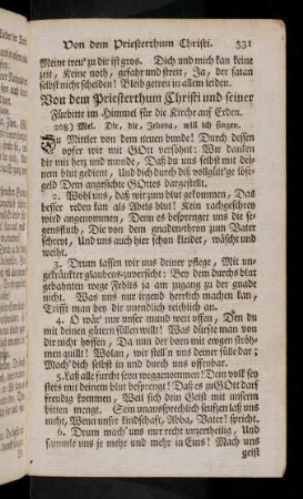 331-337, Von dem Priesterthum Christi und ... (368-273)