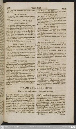 Psalmi CXII. Dispositio. Pius viret, cadit malus. Beatitudo fidelium