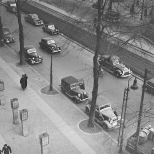 Blick von der Atelierwohnung Karl Theodor Gremmlers am Kurfürstendamm