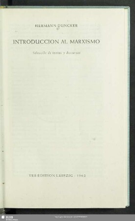 Introduccion al marxismo