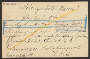 Brief an B. Schott's Söhne : 13.11.1901