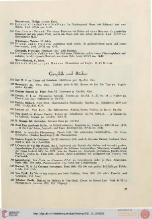 Graphik und Bücher (Nr. 536-551)