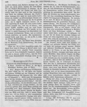 Schnaase, C.: Geschichte der bildenden Künste. Bd. 2. Griechen und Römer. Düsseldorf: Buddeus 1843