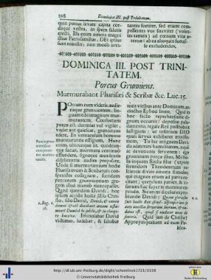 Dominica III. post Trinitatem.