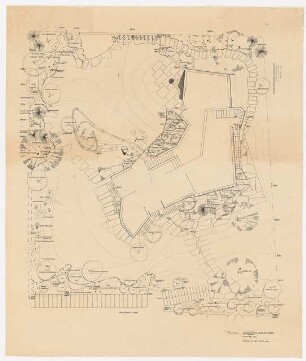 Garten Haus Ketterer, Stuttgart: Lageplan 1:100