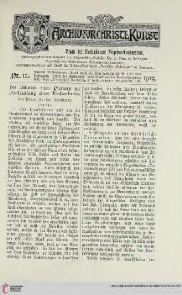 31: Die Arbeiten eines Pfarrers zur Vorbereitung eines Kirchenbaues, [2]