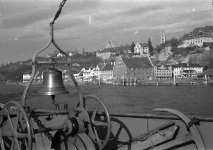 Meersburg: Blick auf Meersburg vom Schiff