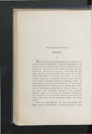 Sechsundzwanzigstes Kapitel. Intrigen