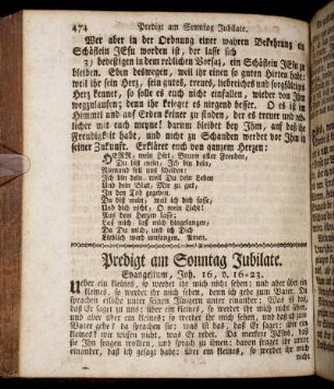 Predigt am Sonntag Jubilate. - Predigt am Fest der Himmelfahrt Christi.