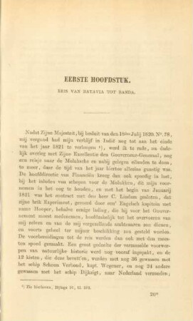 Eerste hoofdstuk. Reis van Batavia tot Banda