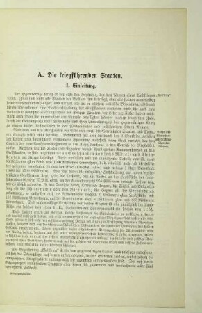A. Die kriegführenden Staaten