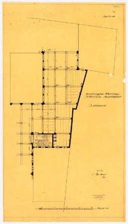 Warenhaus Wertheim, Rosenthaler Straße/Sophienstraße, Berlin 3. Bauabschnitt: Grundriss 3.OG, 1:100