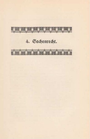 4. Sachenrecht