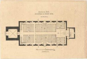 Dolmetsch, Heinrich; Korb; Ev. Pfarrkirche, Restaurierung - Grundriss EG