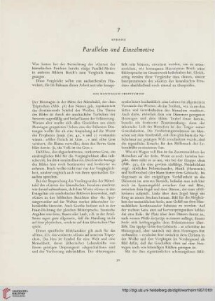 Anhang: Parallelen und Einzelmotive
