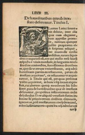 De haereditatibus quae ab intestato deferuntur. Titulus I.