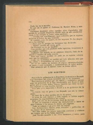 Los mártires.