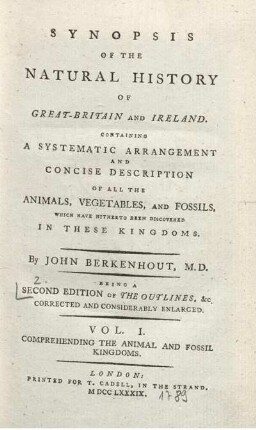 Vol. 1: Comprehending the Animal and Fossil Kingdoms