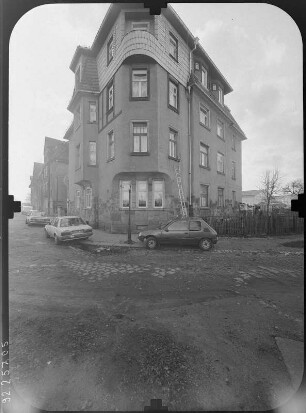 Dresden-Pieschen, Eschebachstraße 7. Wohnhaus (um 1910). Straßenfront