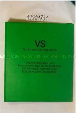 Ordner "VS Nur für den Dienstgebrauch"