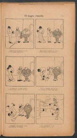El negro risueño - [Cómic]