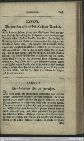 LXXXVI. Vorgewesene Luftreise des Kaspar Aquila