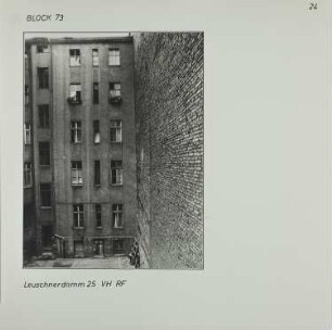 Fotografie: Leuschnerdamm 25, um 1981