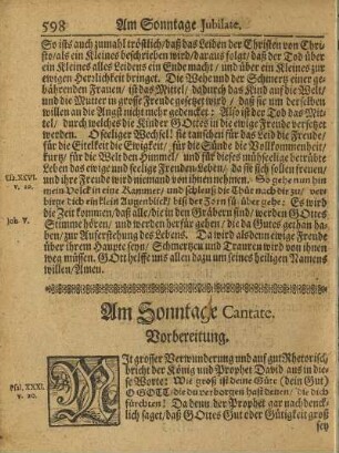 Am Sonntage Cantate.