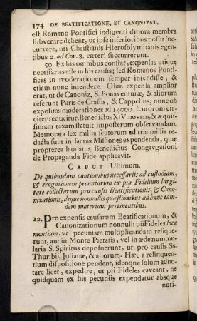 174-179, Caput Ultimum