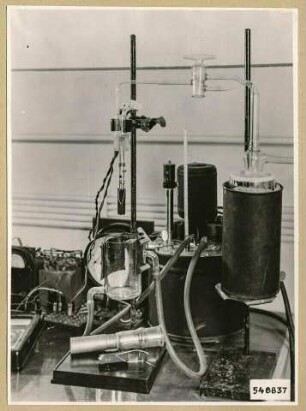 Wärmeabstrahlungsmessgerät, Teilansicht; Foto 1954