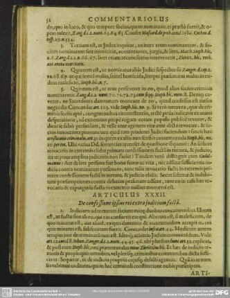 Articulus XXXII. De confessione ipsius rei extra judicium facta